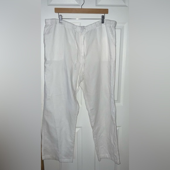 Claiborne Drawstring NWT White Pants XXL - Picture 2 of 3